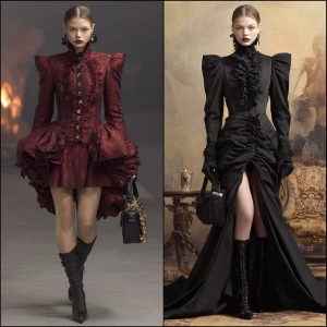 balenciaga fashionable vampire 1 girl