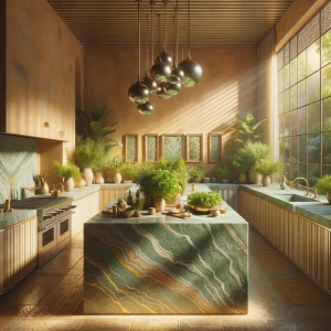 Kitchen – The Sunstone Atelier: A luminous fusion of ancient ele...