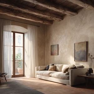 Create a realistic 16:9 aspect ratio image of a luxurious Italia...