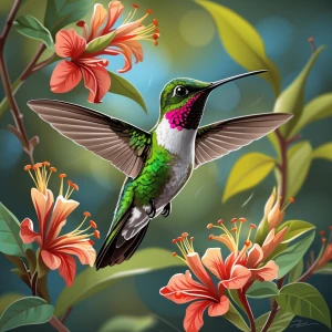 Hummingbird fly