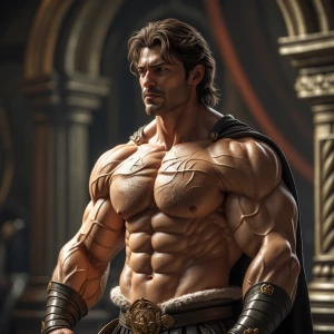 The hairy muscular prince was bulging pitote vergon showing off