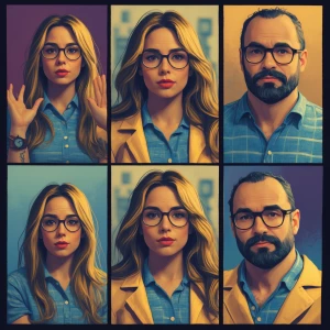 comic strip from 3 photos