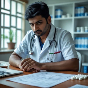 Create a prescription from a mbbs doctor in indore. In which doc...