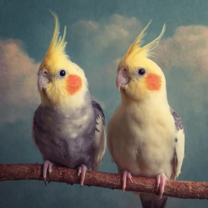 cute cockatiels