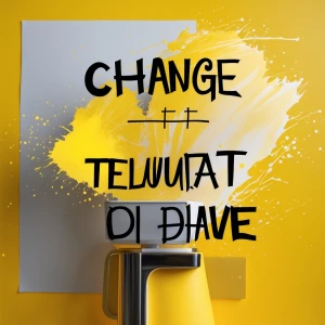 Change the background colour to yellow the text to black and don...