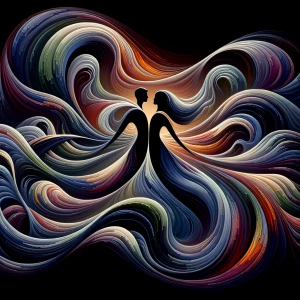 A image that beautifully captures a Möbius strip, symbolizing th...