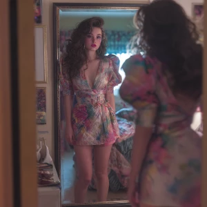 Generate a retro realistic life-like photo depicting a popular b...