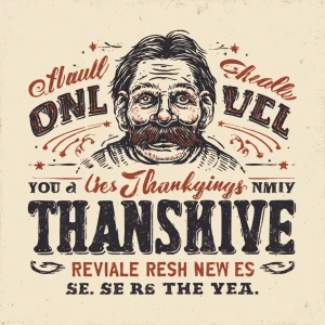 Create an image of a funny Thanksgiving t-shirt design: “I’m tha...