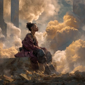 I gold angle in the far back ground but still see her lots of sm...