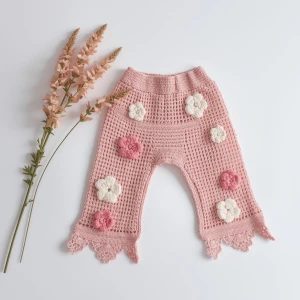 Create an elegant flat lay composition featuring a delicately ha...