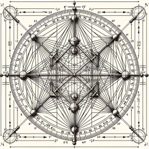Сгенерируй чертеж силового многоугольника для плоской сходящейся...