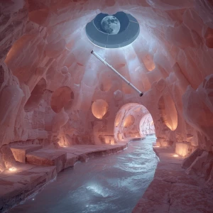 Immerse yourself in the ethereal beauty of the Salt Moon Lookout...