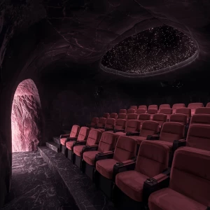 Theater – The Obsidian Bloom: A cocoon of shadow and shimmer, Th...