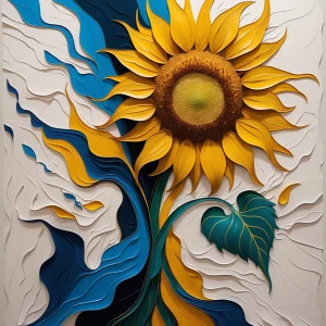 Van gogh sunflower