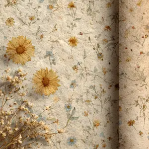 flat printable background paper, farmhouse-inspired botanical de...