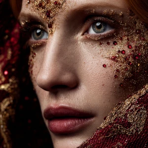Close up of Jessica Chastain