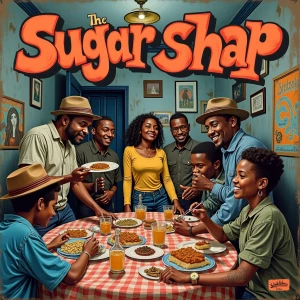 Generate an image of a 12” vinyl album package featuring a cover...