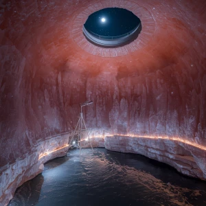 Imagine standing at the Salt Moon Lookout in the Observatory. En...