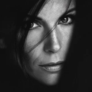 Ultra realistic big close-up portrait of Sandra Bullock, cinemat...