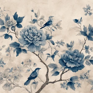 Create ONE continuous background paper design (NOT divided, NOT...