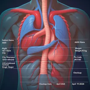 Genrate an stomach cancer stage 1 report from delhi AIMS hospita...