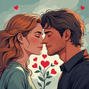 Love between male and female