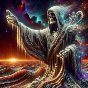 Very high quality beautiful extraordinary ancient grim reaper sc...