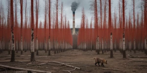 There’s a forest in Ukraine where the trees literally turned red...