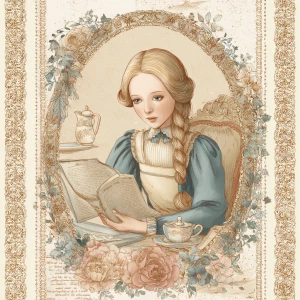 Print-ready junk journal page, A4 portrait full-bleed, 300 DPI....