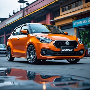 Can you please generate a suzuki dzire which is modified with go...