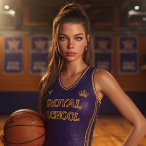 Generate an ultra-realistic full-body portrait of Madison, the c...