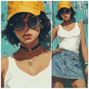 young, rebellious gta-style character. The character should have...