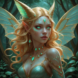 A mesmerizing enchantress of the mythological goblin race, her e...