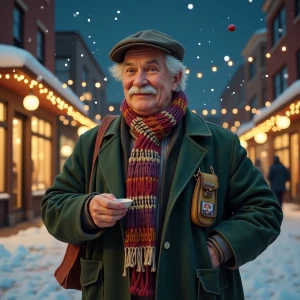 Prompt (copy/paste):
“Late‑80s/early‑90s holiday special portrai...