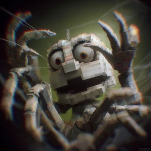 blurry, low-res, low detail, pixelated, cartoon, extra limbs (be...