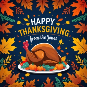 Happy Thanksgiving from the jones text