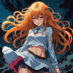 Kurumi a character in the anime date a live dancing and moving h...