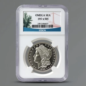 Create a detailed, high-definition image showing a 1895 Morgan S...