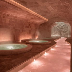 Step into the Halite Flow Spa oasis: Imagine being enveloped in...