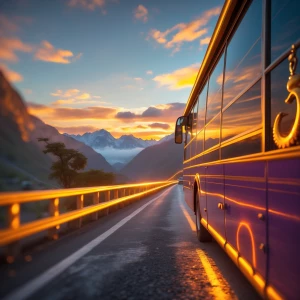 cinematic lighting, sunrise glow, Indian pilgrimage, divine jour...