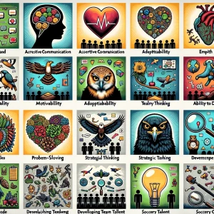 First slide is a collage of images using the Knolling technique....