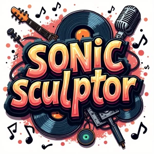 Create a graffiti-style illustration of the words "Sonic Sculpto...