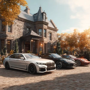 Very realistic new BMW 7 series, Mercedes Benz G class, Bentley...