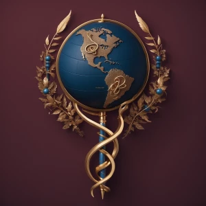 YouTube banner for a politics channel. Elegant composition: a jo...