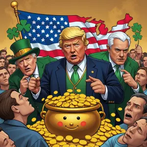 Create an image illustrating a stark wealth contrast in America,...