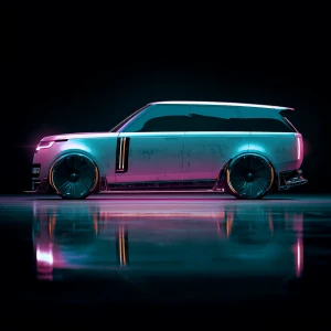 A futuristic range Rover