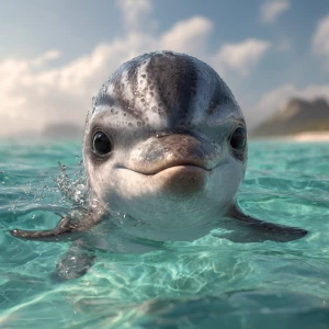 ((score_9_up, score_8_up, score_7_up)),
baby dolphin calf,
juven...