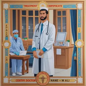 Treatment certificate doctor nane -M ali