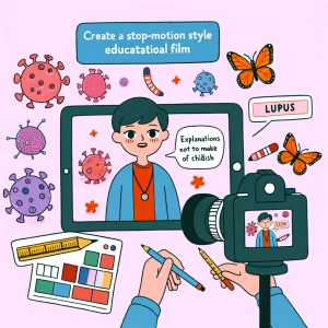 Erstelle einen Film zu dem Thema Lupus für die neunte Klasse nut...