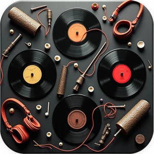 An image for the song generator app Sonic Sculpture should promi...